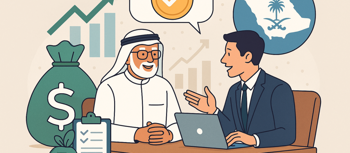 خدمة تمويل المتقاعدين